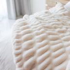 Faux Fur Blanket Ripple