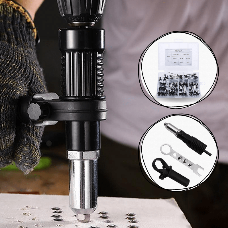 DrillRivet Quick – Universal Adapter for Electric Drill Riveting