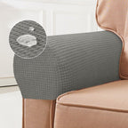 Stretch Armrest Covers – Spandex Covers for Chairs & Armchairs, Set of 2, Bordeaux