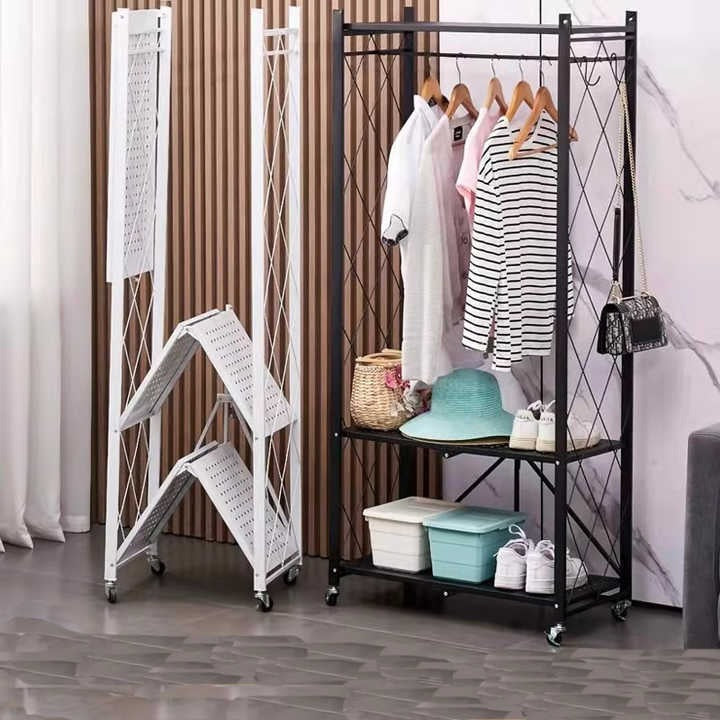 Foldable Clothing Storage Shelf