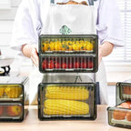 Double Layer Refrigerator Container