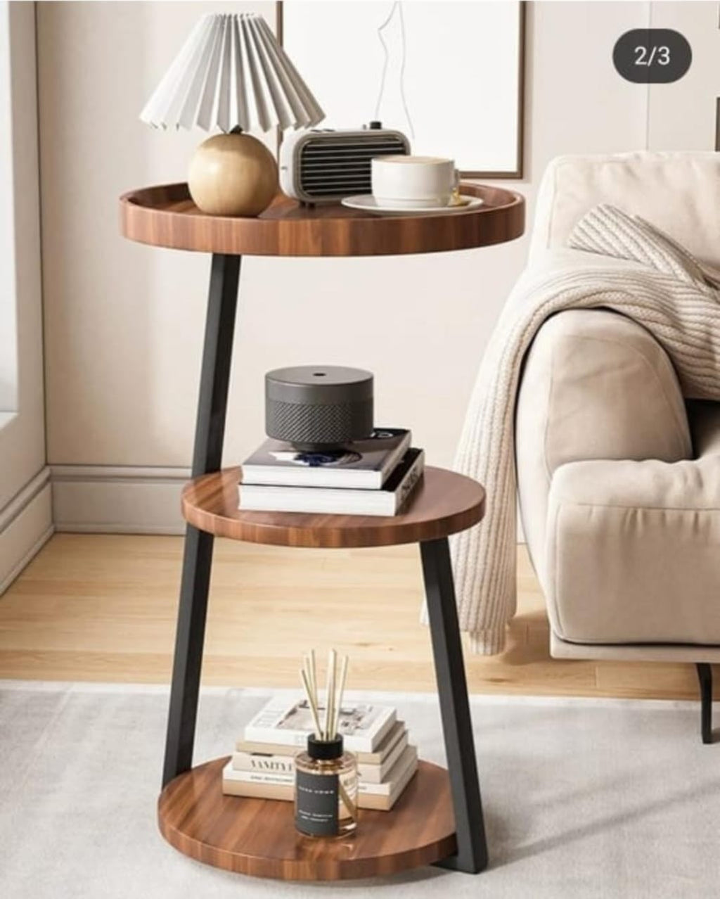3-tier side table