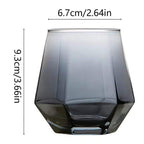 6 pieces hexagonal glasses