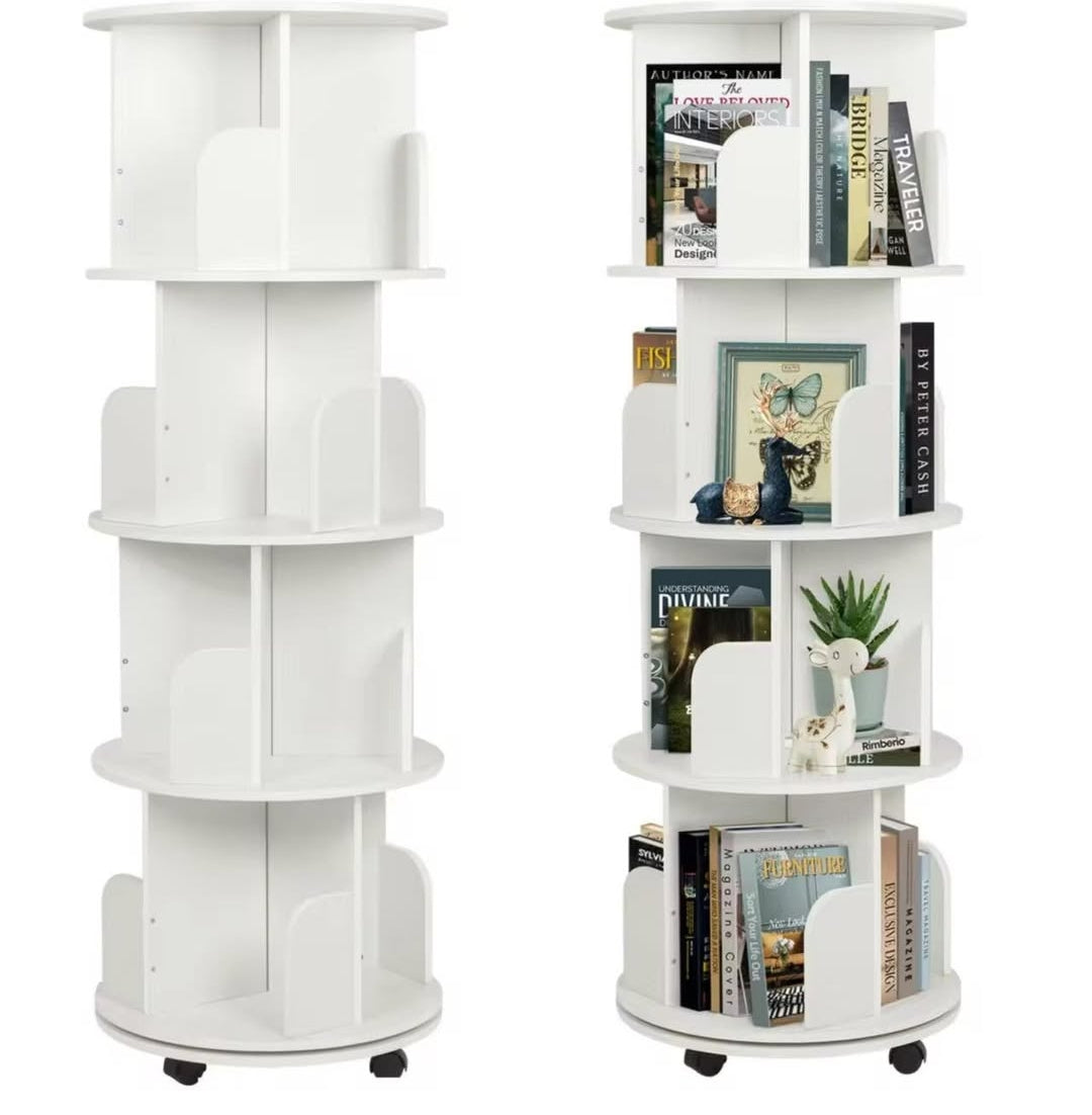 Stackable bookshelf organizer