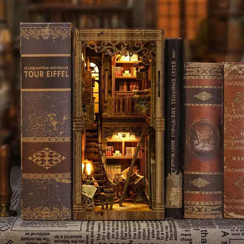 Ancient Book Collection Room DIY Book Nook Kit