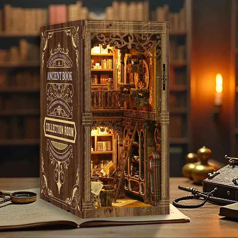 Ancient Book Collection Room DIY Book Nook Kit