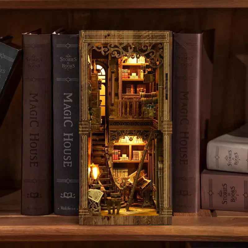Ancient Book Collection Room DIY Book Nook Kit