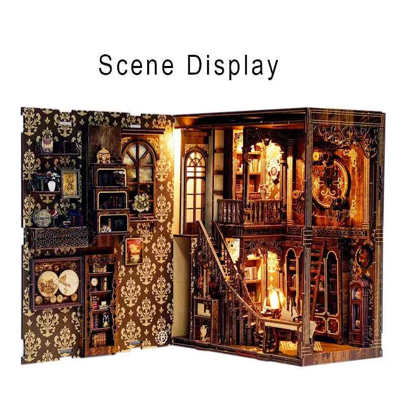 Ancient Book Collection Room DIY Book Nook Kit