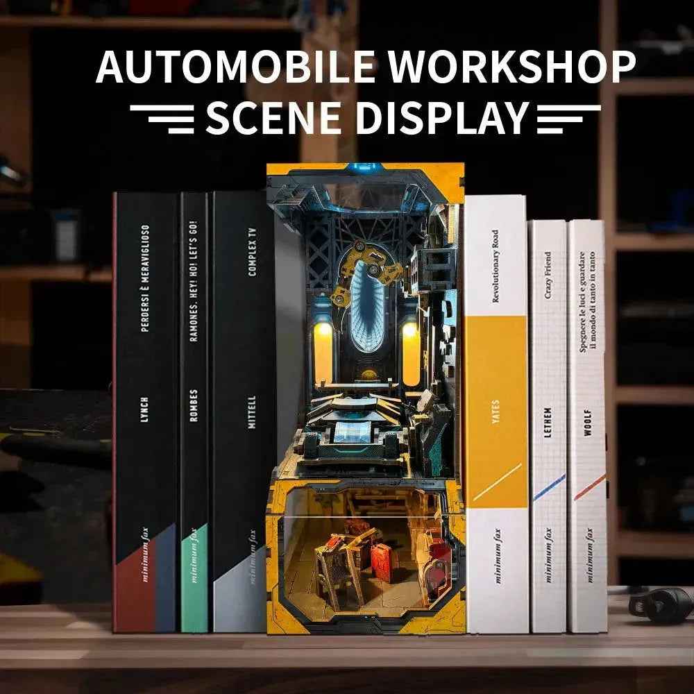 Automobile Workshop DIY Book Nook Kit