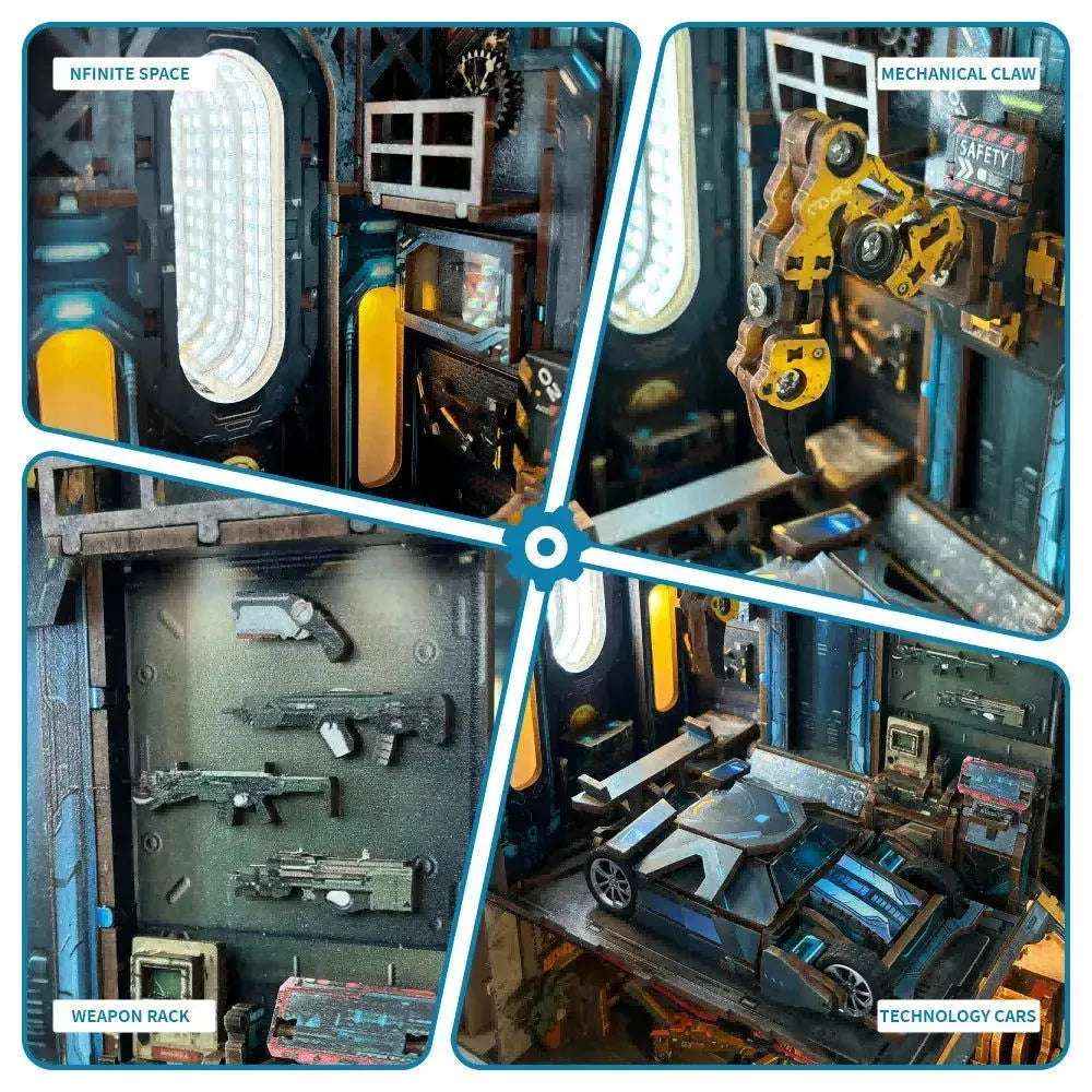 Automobile Workshop DIY Book Nook Kit