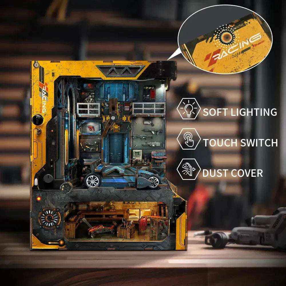 Automobile Workshop DIY Book Nook Kit