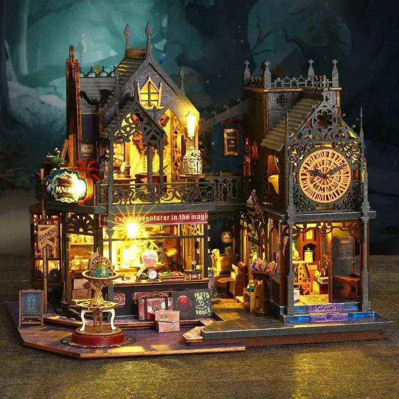 Holo Magic City DIY Miniature Dollhouse Kit