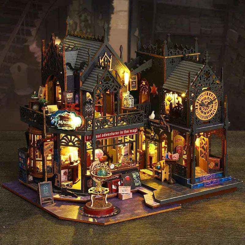 Holo Magic City DIY Miniature Dollhouse Kit