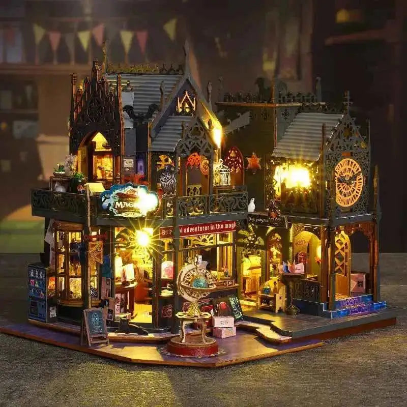 Holo Magic City DIY Miniature Dollhouse Kit