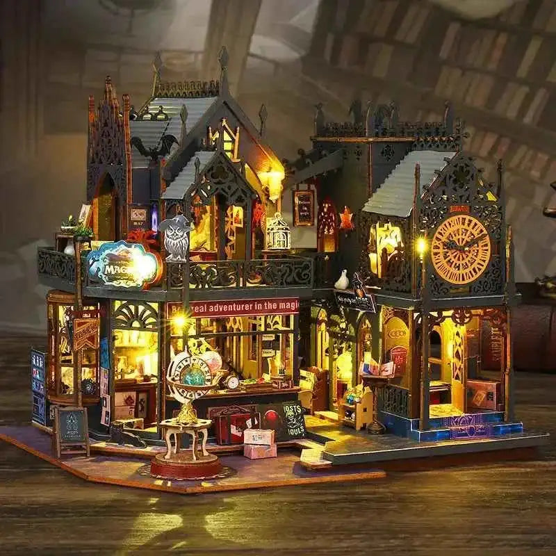 Holo Magic City DIY Miniature Dollhouse Kit
