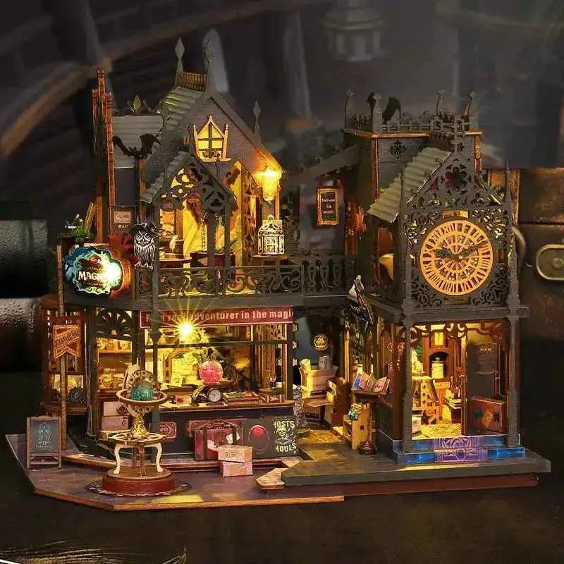 Holo Magic City DIY Miniature Dollhouse Kit