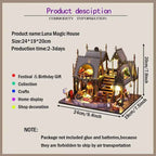 Luna Magic House DIY Miniature Kit