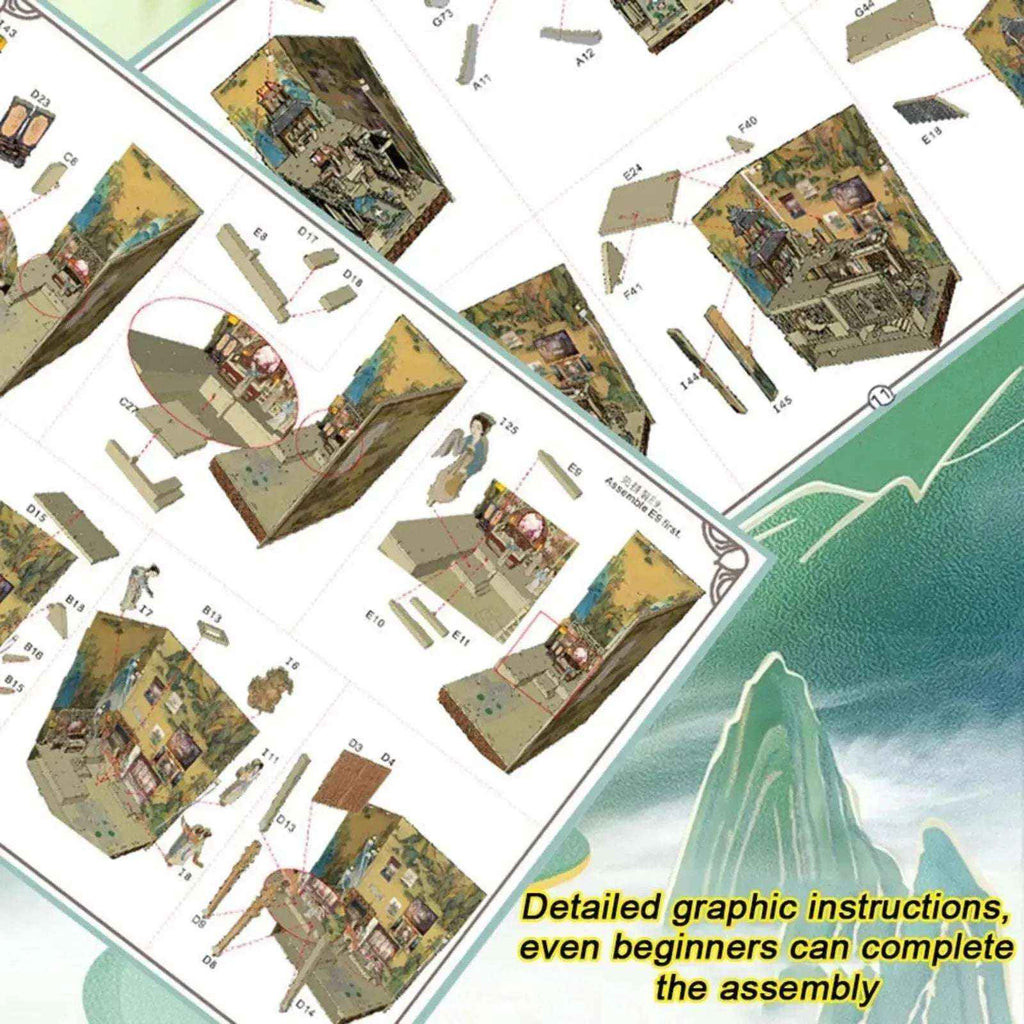 The imperial court in Han China DIY Book Nook Kit
