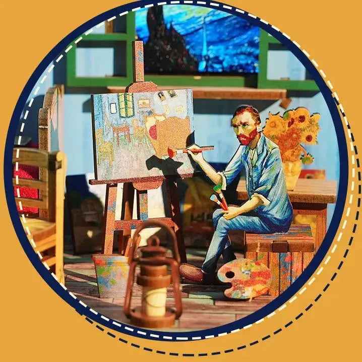 Van Gogh's Dream DIY Wood Dollhouse Kit