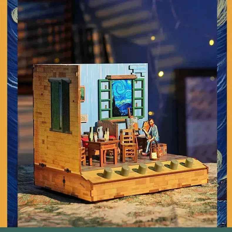 Van Gogh's Dream DIY Wood Dollhouse Kit