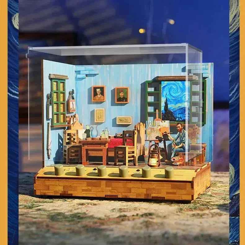 Van Gogh's Dream DIY Wood Dollhouse Kit