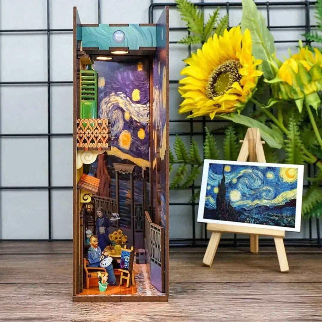 Vincent's World DIY Book Nook Kit - A Perfect Union of Art and Life