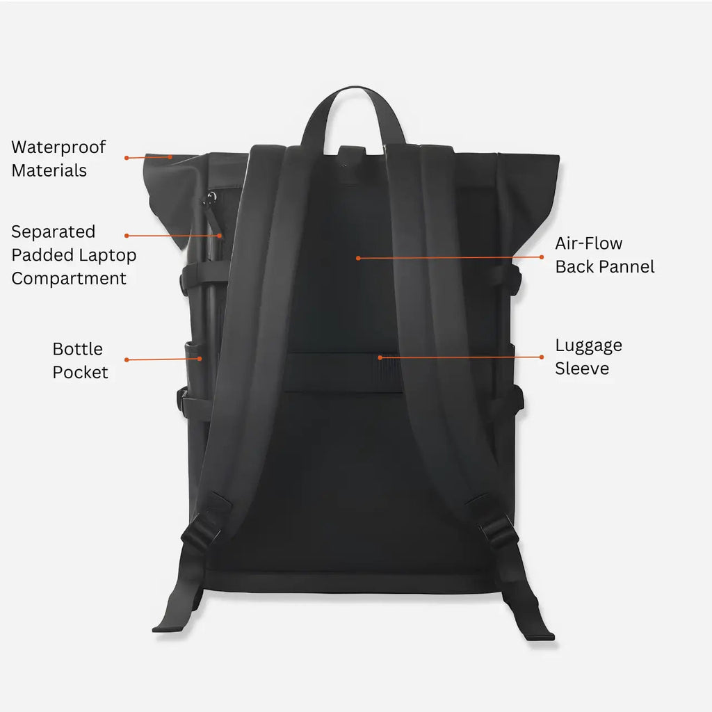 Rolltop Backpack | Slim and functional