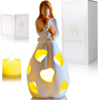 Table Lamp with Romantic Resin Design