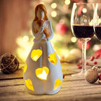 Table Lamp Romantic Resin Warm Heart Light