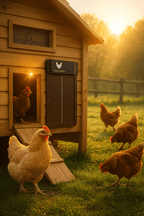 ROOSTSECURE – Automatic Chicken Coop Door with Light Sensor & Weather Protection