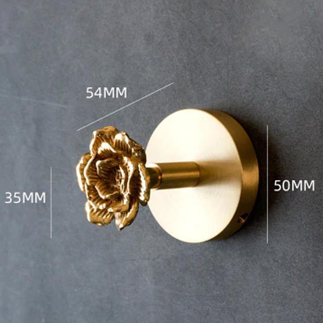 Solid Brass Animal Wall Hooks with Decorative Gold Finish for Home Storage