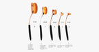Oval Makeup Brush Set in Rose Gold – A Brush for Every Need