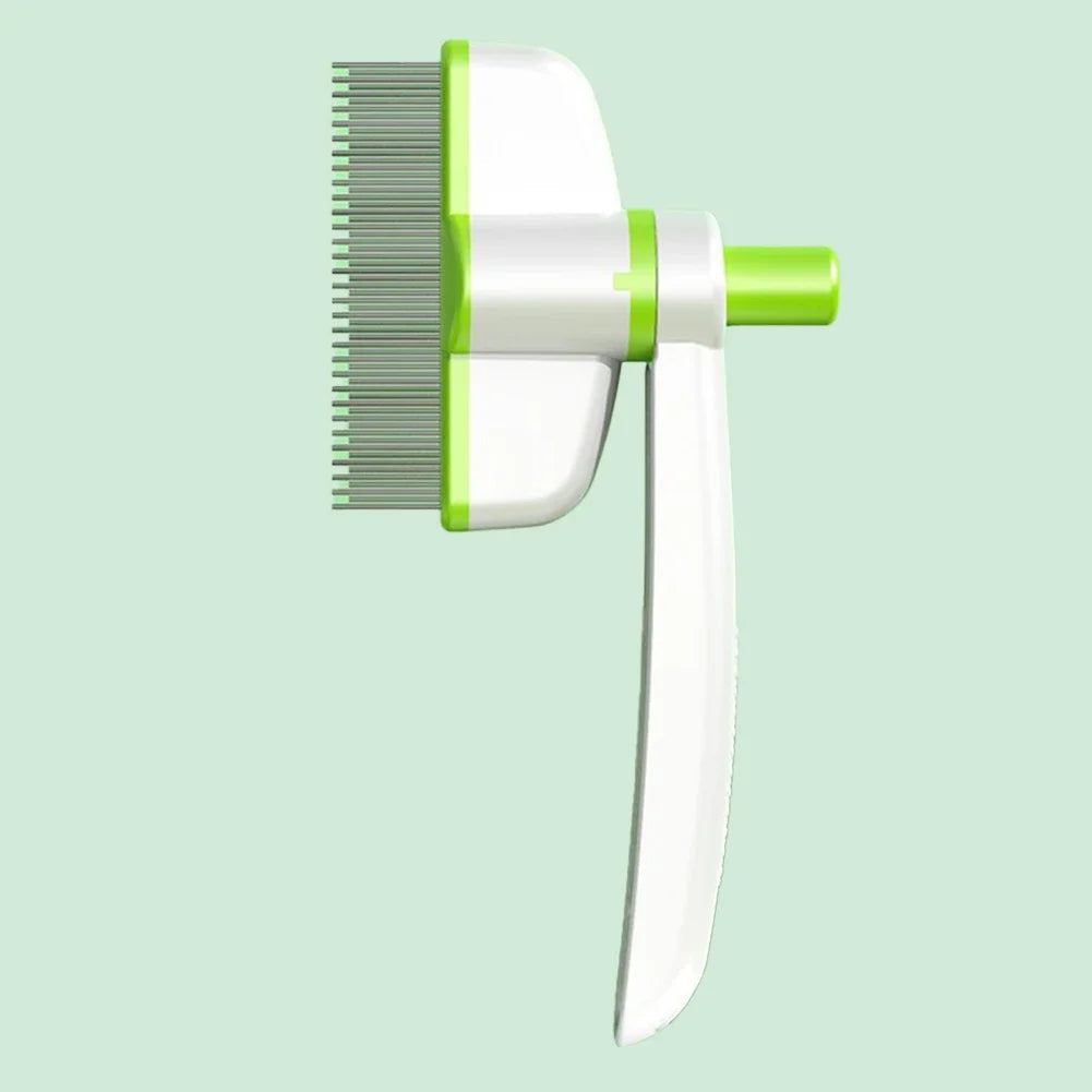 Self Cleaning Dog Brush and Cat Brush with Rotating Comb