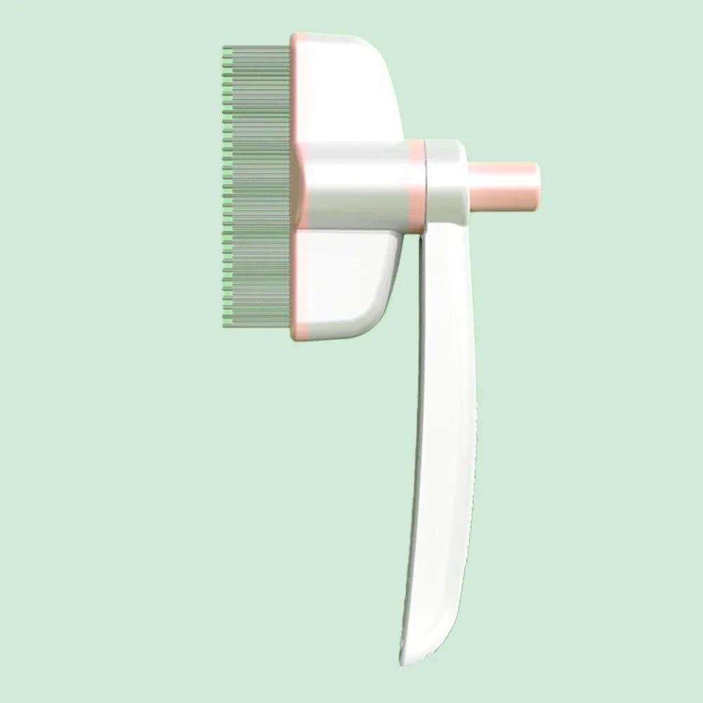 Self Cleaning Dog Brush and Cat Brush with Rotating Comb