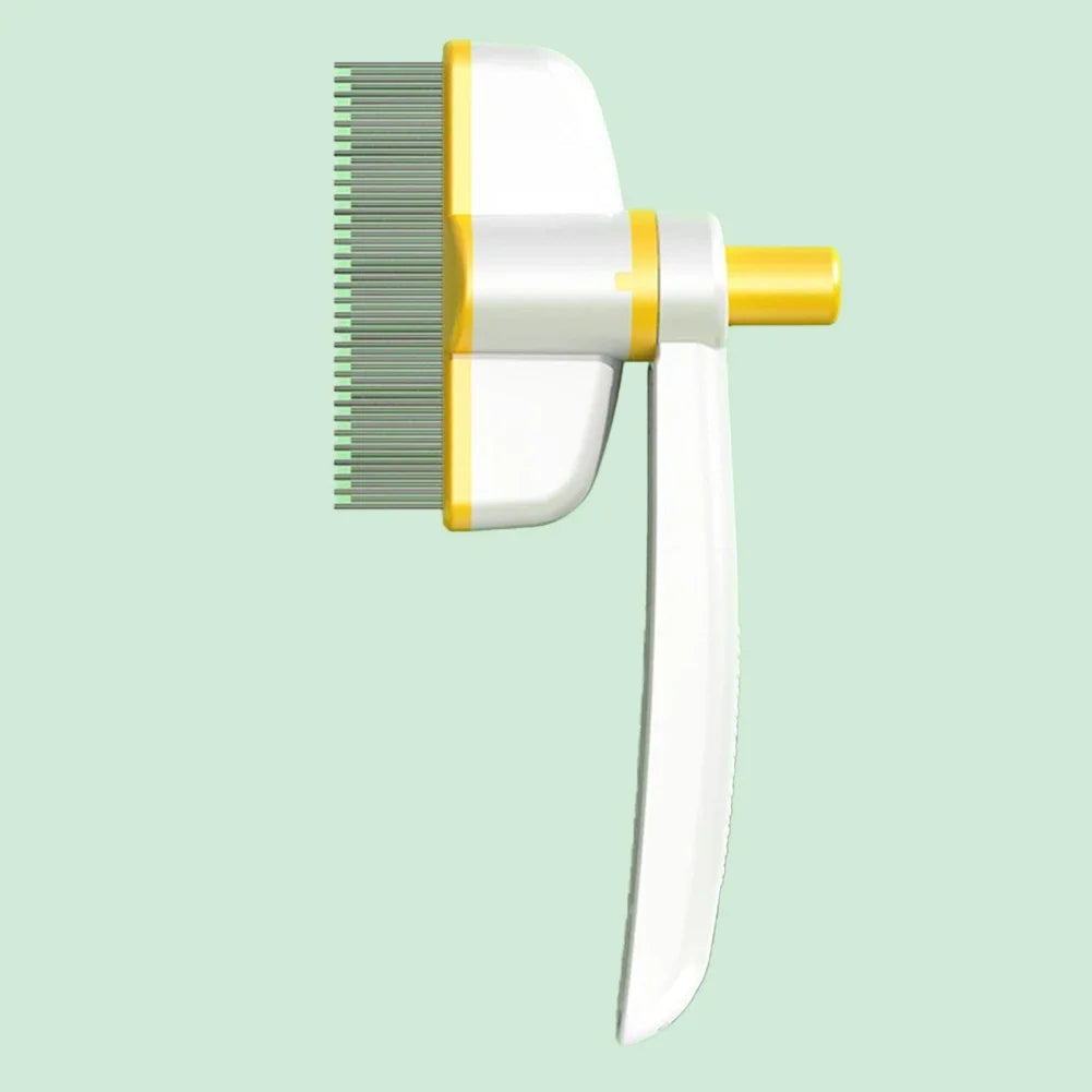 Self Cleaning Dog Brush and Cat Brush with Rotating Comb
