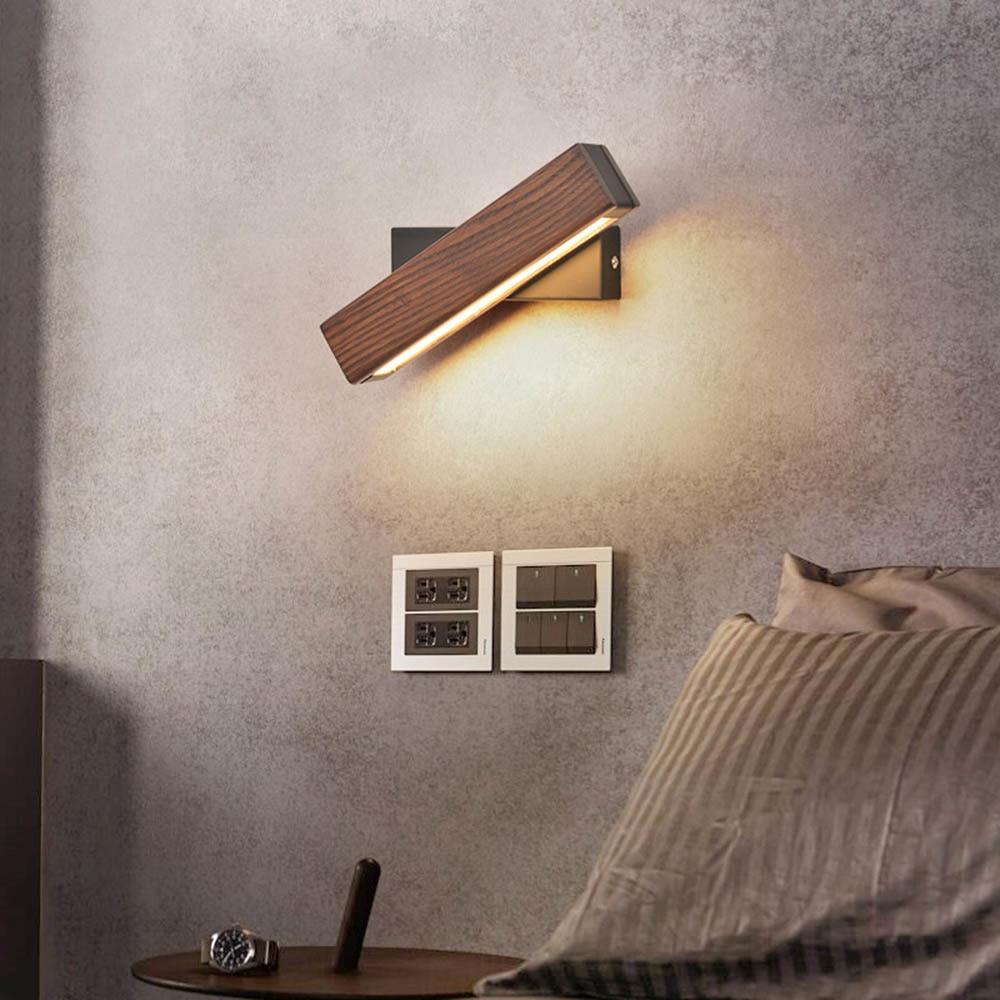 Rotatable Wood LED Wall Lamp - Jasper