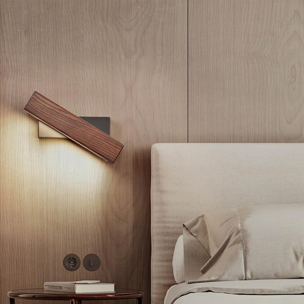 Rotatable Wood LED Wall Lamp - Jasper