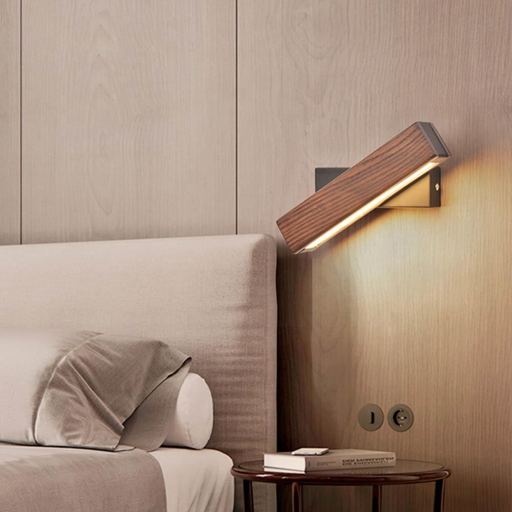 Rotatable Wood LED Wall Lamp - Jasper