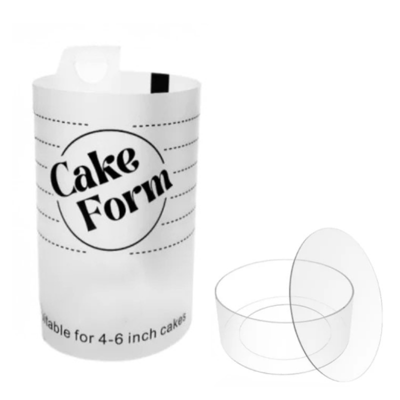 Round Adjustable Cake Ring Mold Acrylic Circle Baking Cake Ring