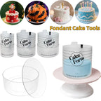 Round Adjustable Cake Ring Mold Acrylic Circle Baking Cake Ring