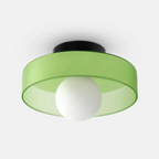 Round Ceiling Lamp with Stylish Functionality - LumiSphere