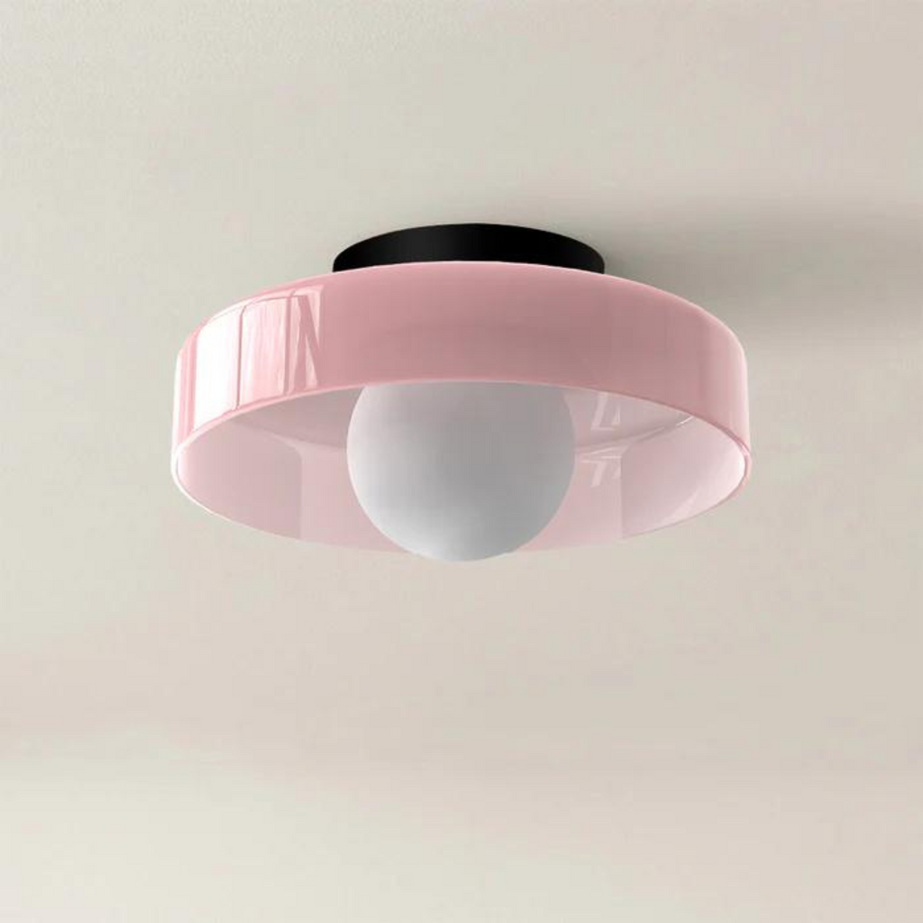 Round Ceiling Lamp with Stylish Functionality - LumiSphere