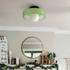 Round Ceiling Light with Stylish Functionality - LumiSphere