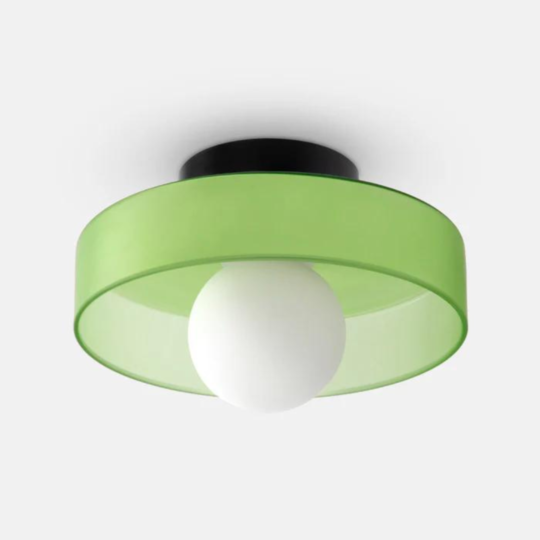 Round Ceiling Light with Stylish Functionality - LumiSphere