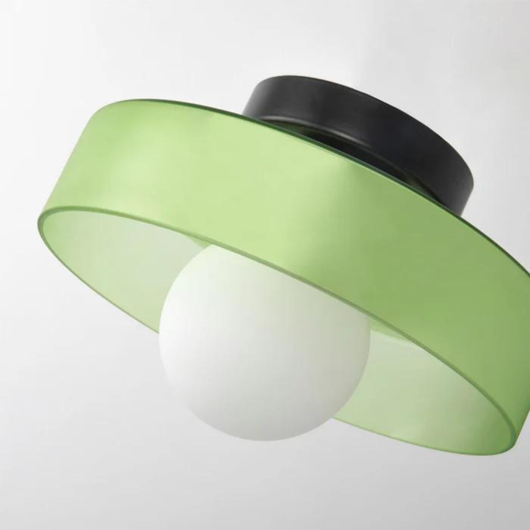 Round Ceiling Light with Stylish Functionality - LumiSphere