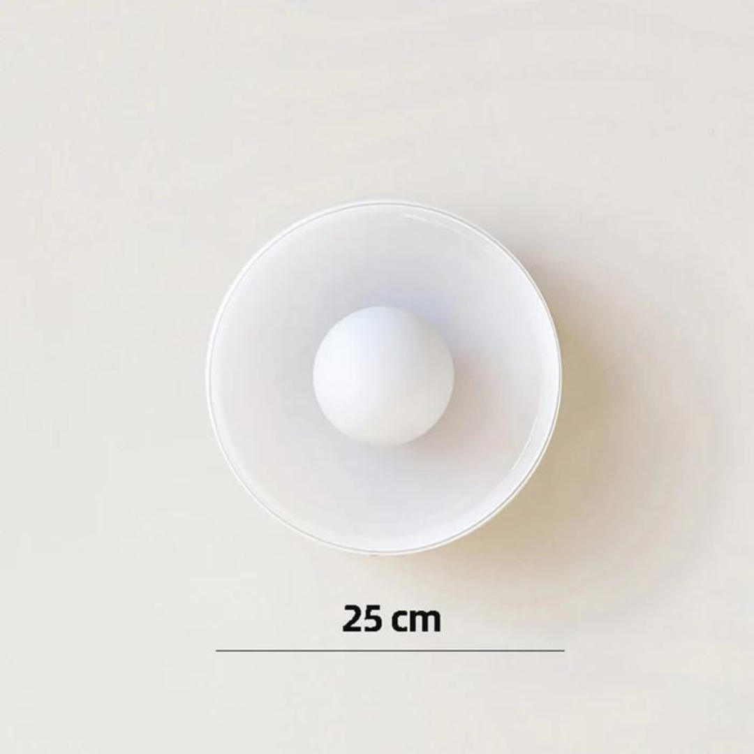 Round Ceiling Light with Stylish Functionality - LumiSphere