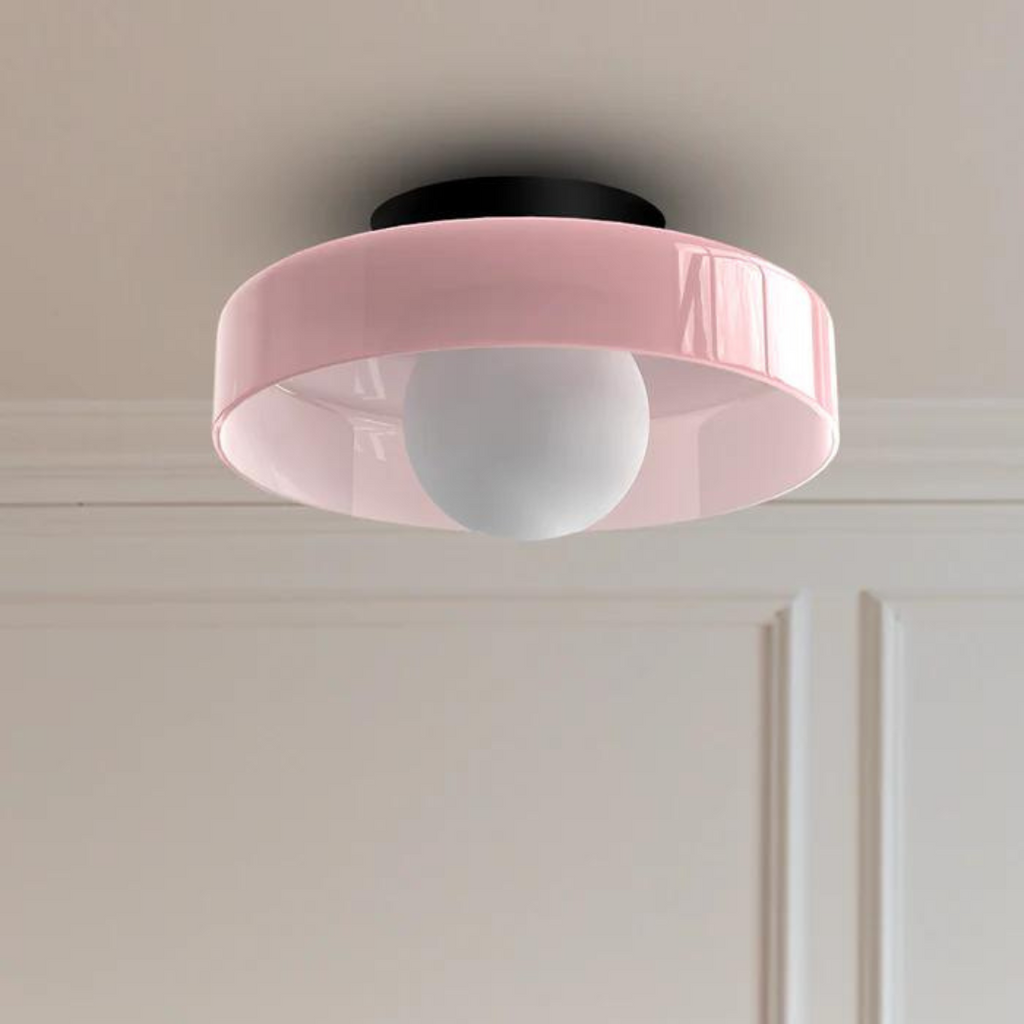Round Ceiling Light with Stylish Functionality - LumiSphere