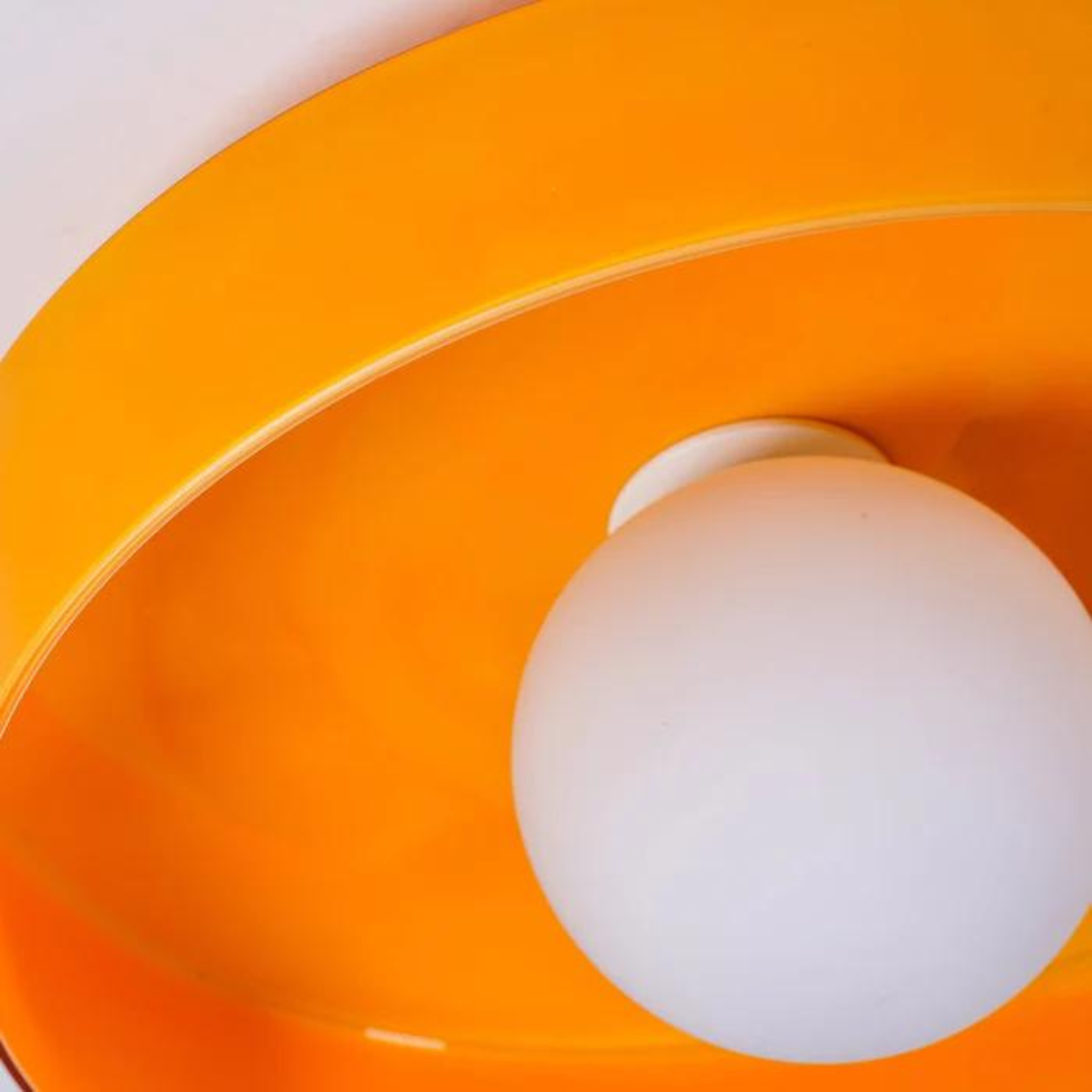 Round Ceiling Light with Stylish Functionality - LumiSphere
