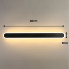 Rounded Edge Aluminum LED Outdoor Wall Light