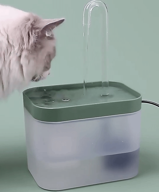 Ultra-quiet Pet Water Fountain with Intelligent Filtration - 1.5 l Stainless Steel